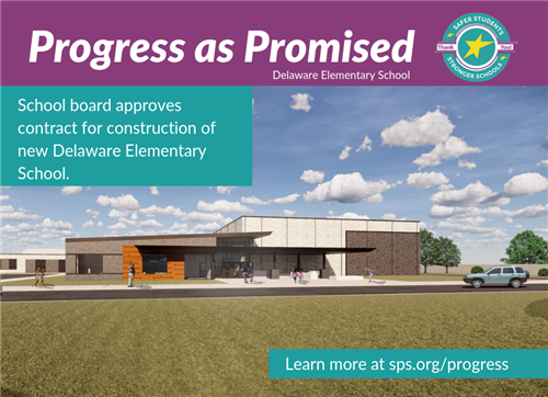 School board approves contract for construction of new Delaware Elementary School. 